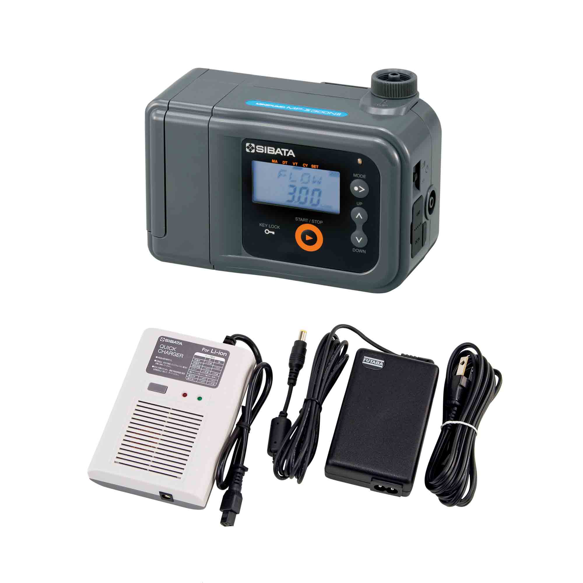 微型空氣流量泵MP-&Sigma;30NⅡ，MP-&Sigma;300NⅡ，MP-&Sigma;500NⅡ型QC-10N