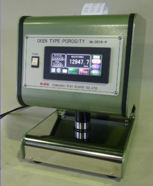 觸摸屏王研方式透氣度測試機KUMAGAI 日本熊谷 0518-P  鋰電池隔膜透...